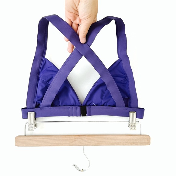 Onia ‘Alexandra’ Bikini Top Deep Royal Purple - Size Medium - Picture 6 of 7